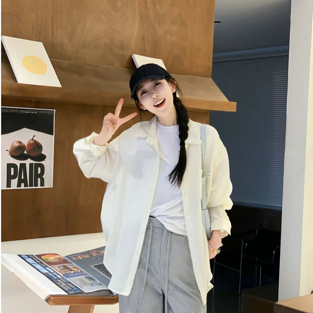 OUDOCKEE 鸥鸥 【雪糕开衫】减龄设计感宽松显瘦衬衫 C2503X441T