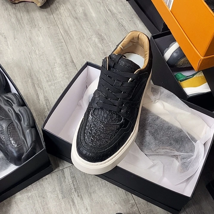 远***观真皮40码男士休闲鞋