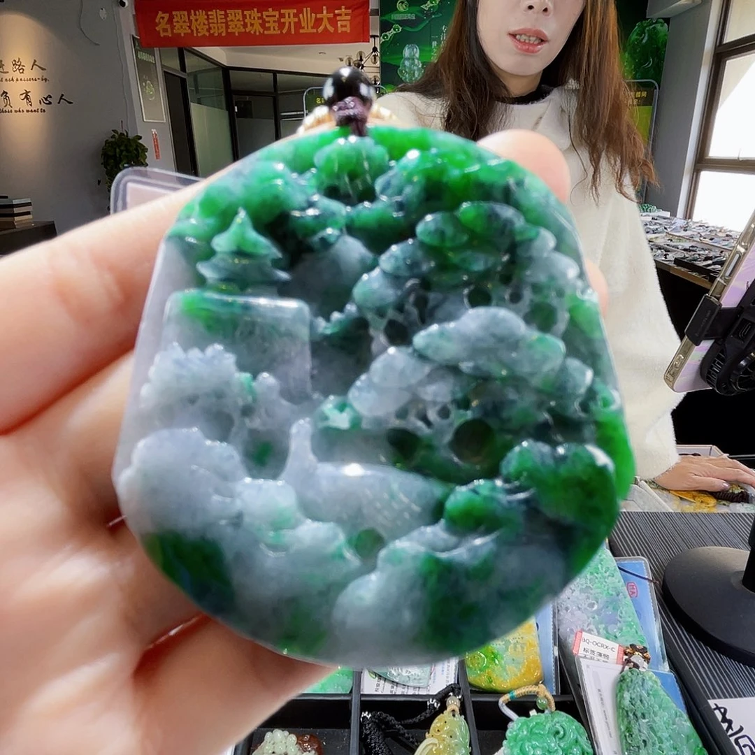 颈饰未镶嵌翡翠翡翠