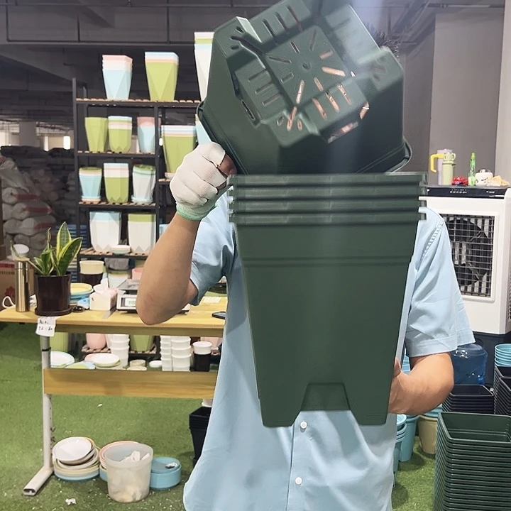 方盆口23高26军绿5只无托