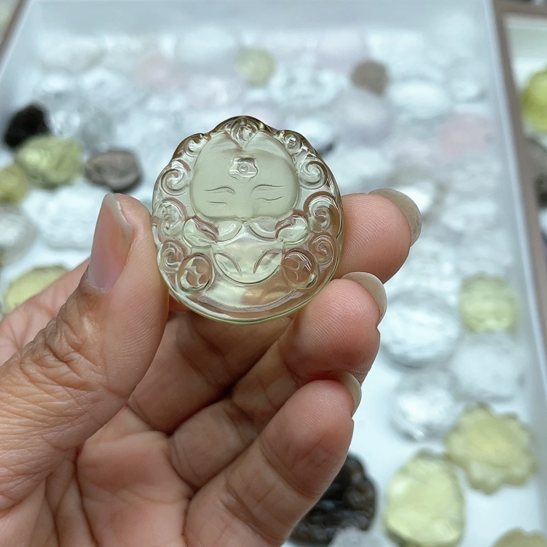 水晶吊坠(不含链)未镶嵌