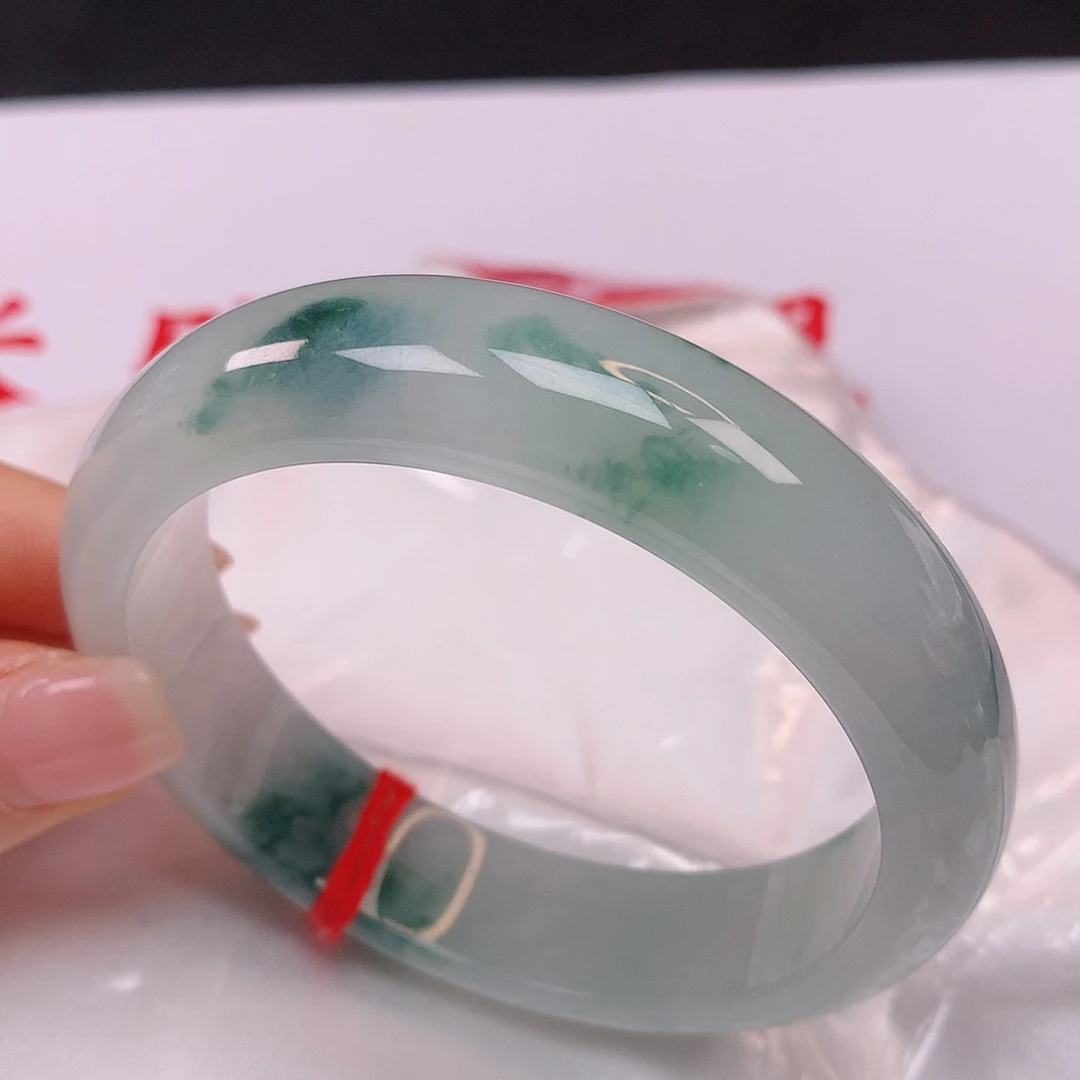 【闪购商品】未镶嵌手镯翡翠57翡翠手镯