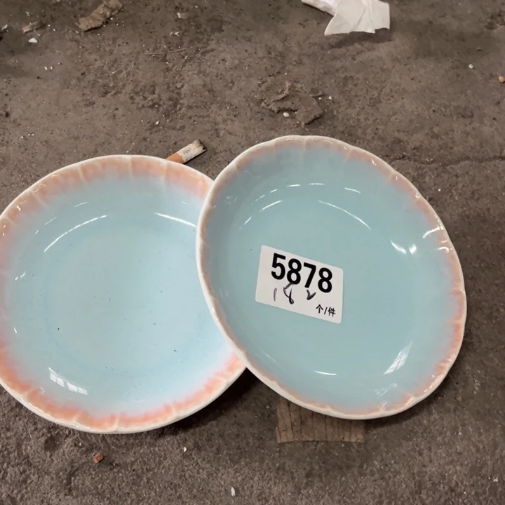 搪瓷微瑕外贸陶瓷餐具5878