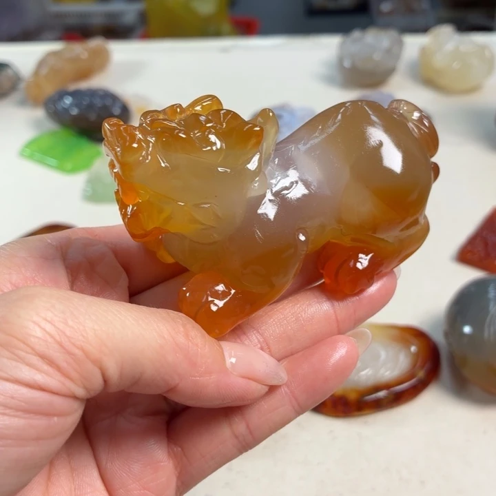 玛瑙/玉髓未镶嵌吊坠(不含链)