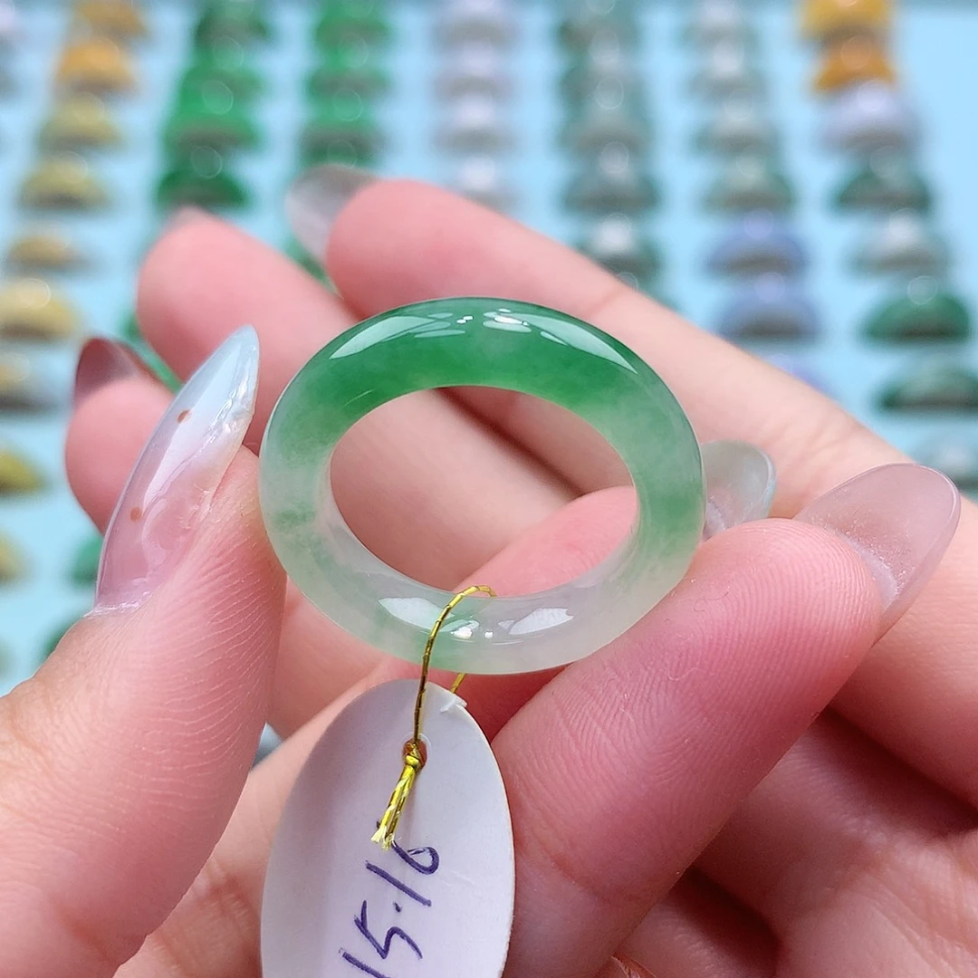 未镶嵌戒指翡翠辛*1516圈