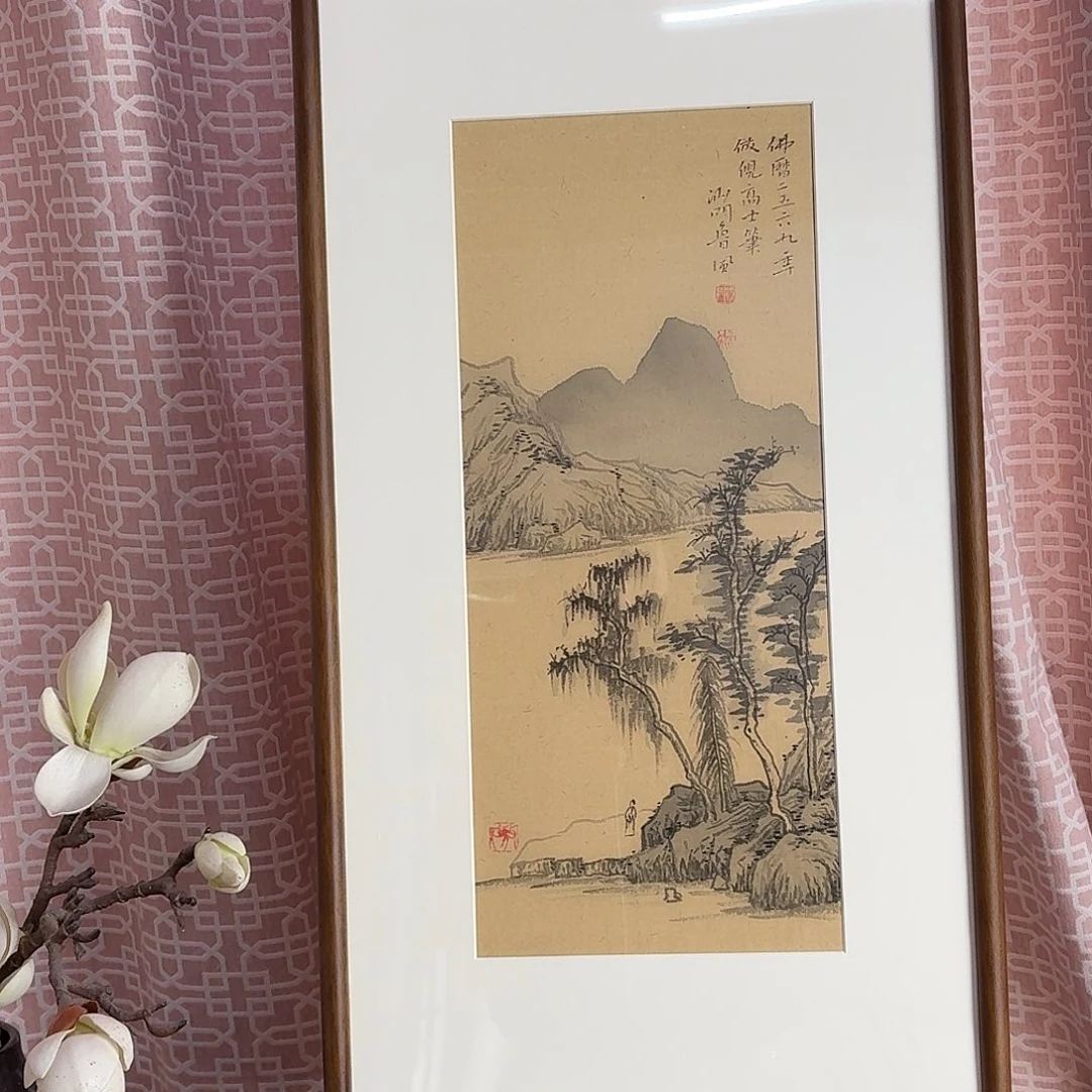 版画真人手绘作品