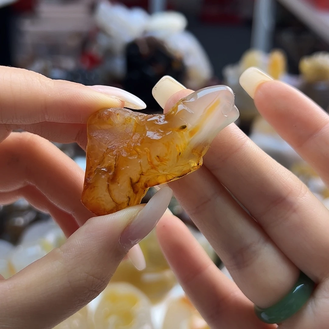 玛瑙/玉髓未镶嵌吊坠(不含链)