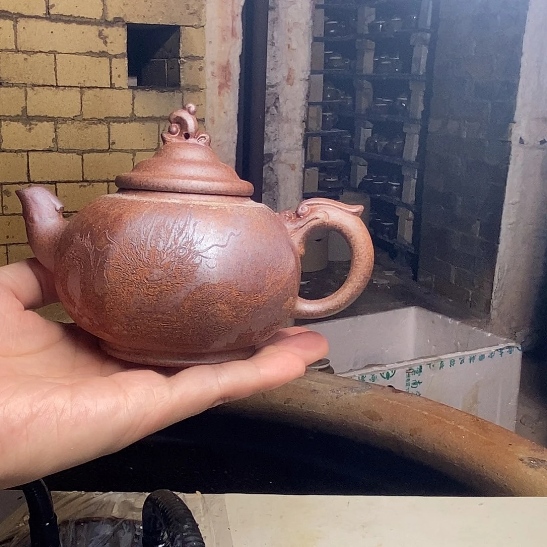 茶壶紫砂柴烧紫砂