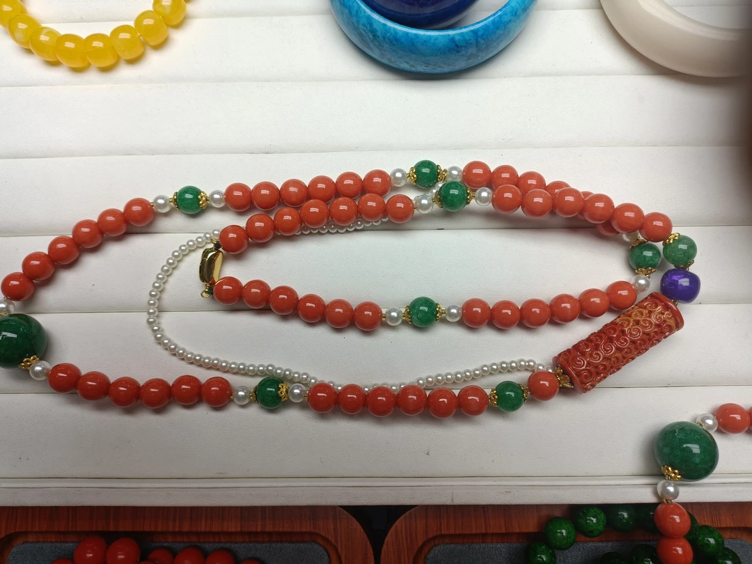 1344号精品莫色设计款毛衣链