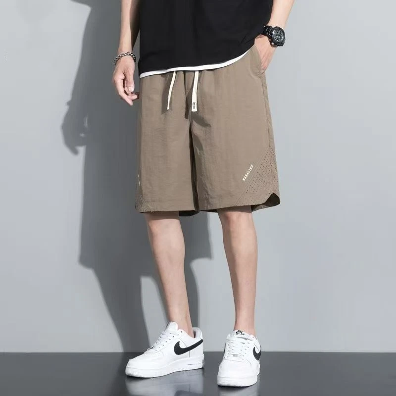 夏季薄款男士休闲运动短裤宽松透气潮流五分裤子百搭外穿