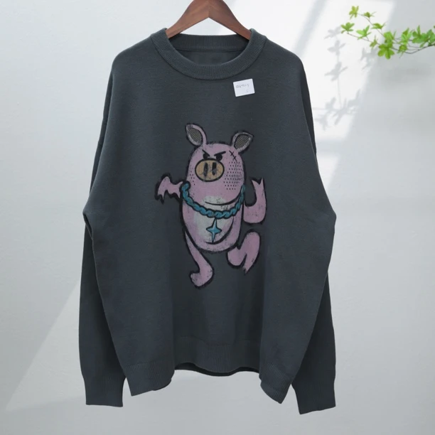 【卡】潮牌保暖休闲百搭卡通毛衣0026-A12-4