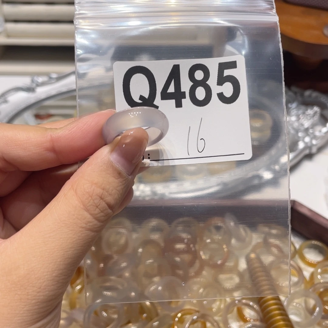 玛瑙/玉髓未镶嵌戒指485