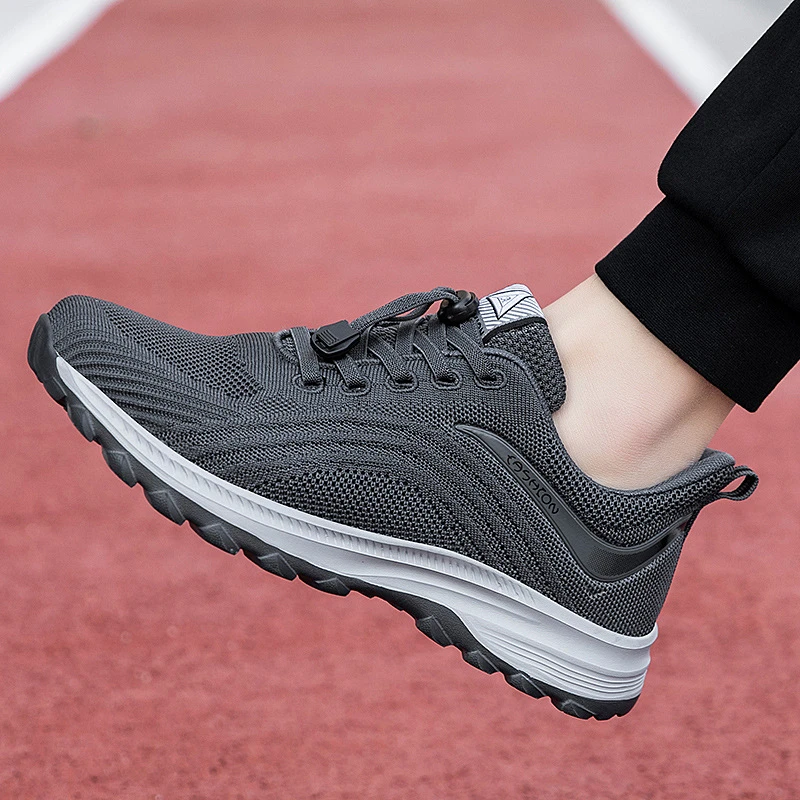 秋季加大码男鞋防滑健步鞋轻便运动鞋加宽超大码484950休闲运动鞋