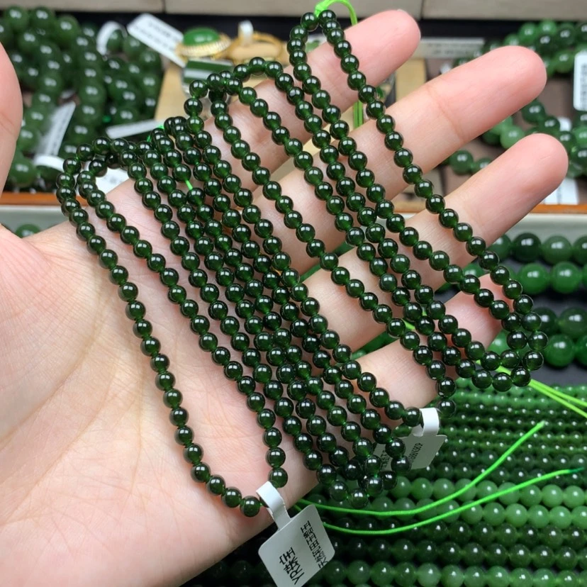 【闪购商品】和田玉（碧玉）未镶嵌颈饰一*✨4mm