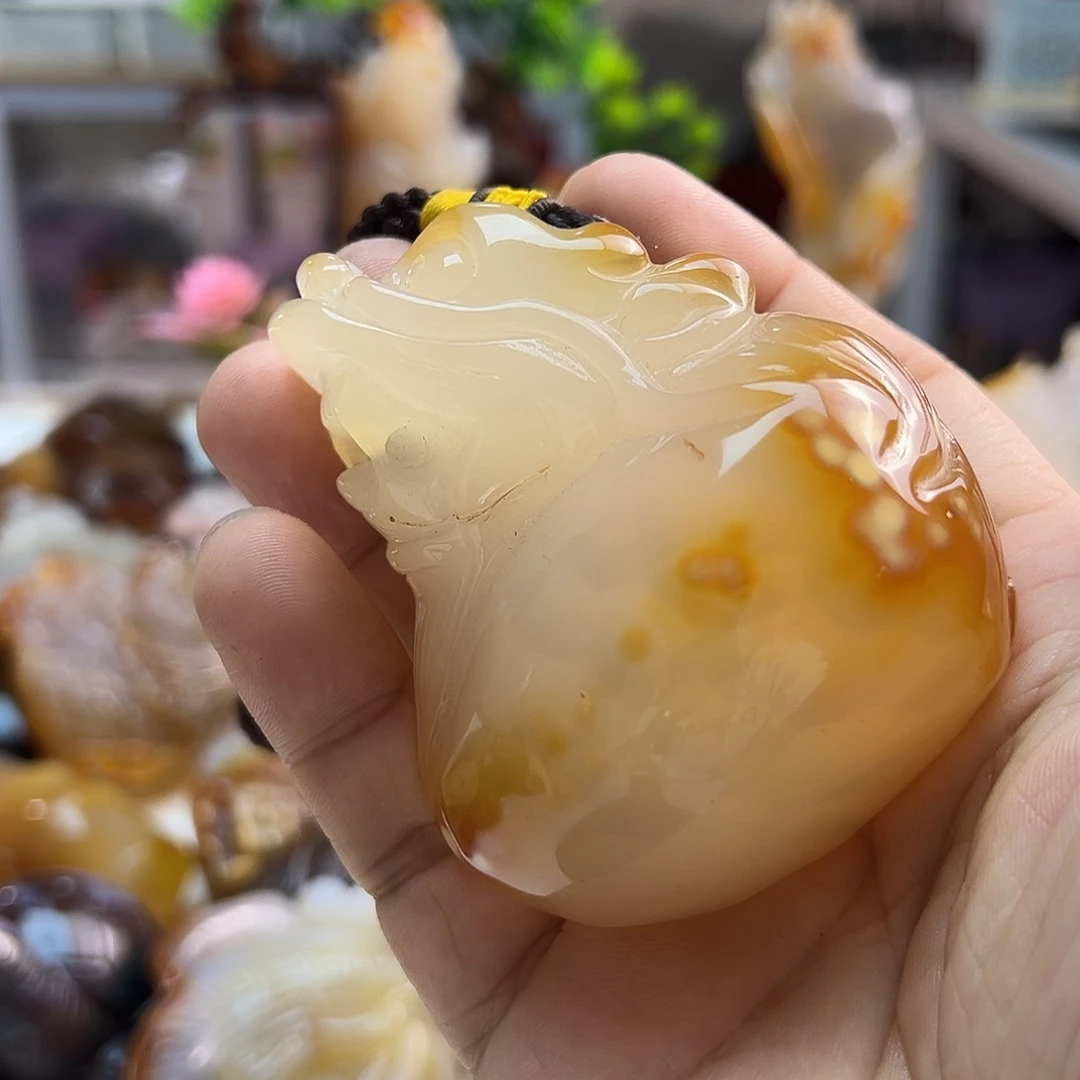 玛瑙/玉髓合金颈饰