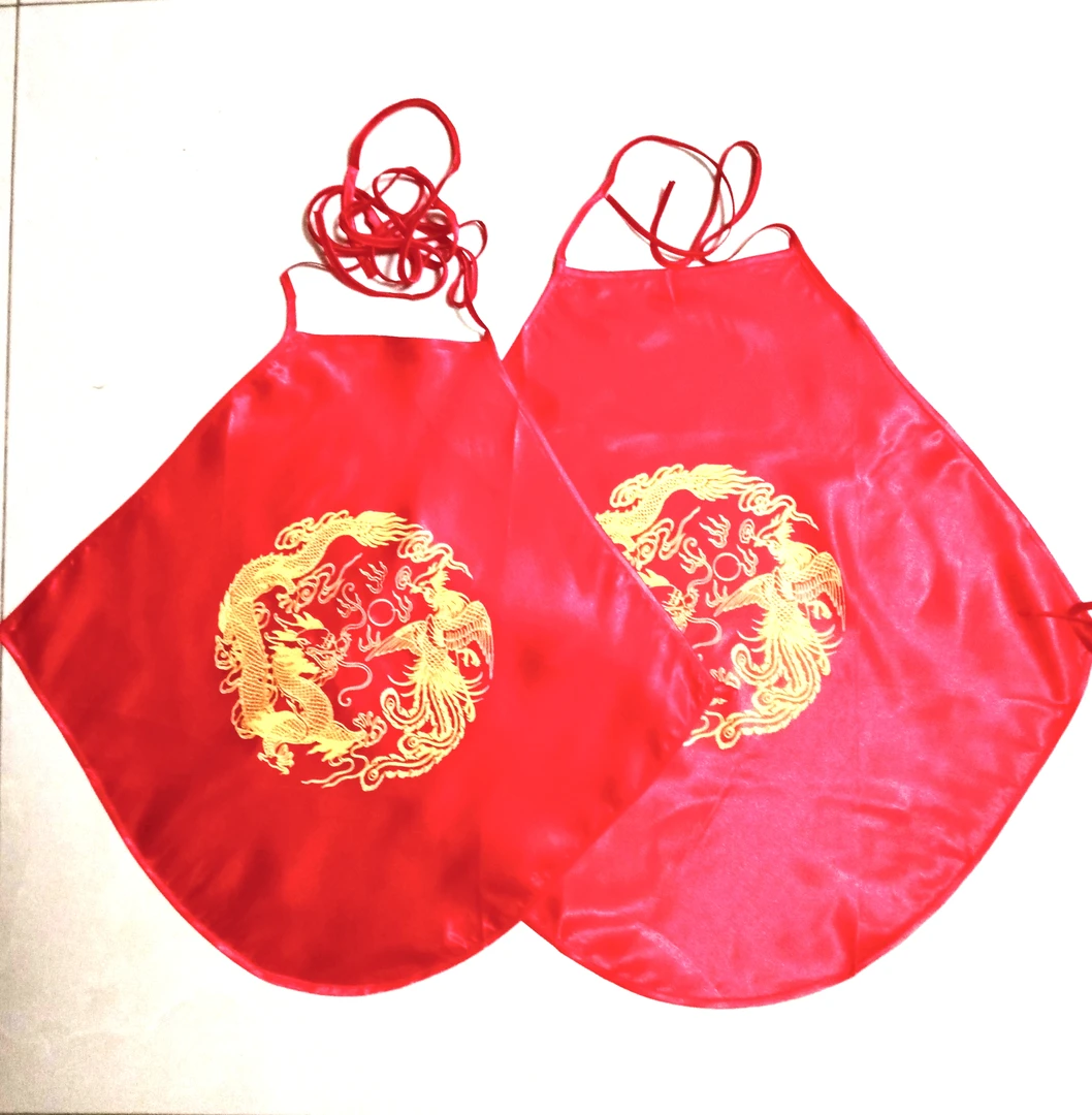 结婚大红肚兜本命年中国风龙凤飞舞内衣情侣内衣肚兜结婚睡衣喜庆