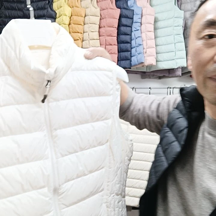 女士羽绒马甲立领欧版