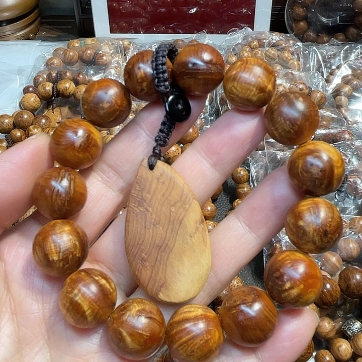 柏木（崖柏）手串/手链15雪花凤尾