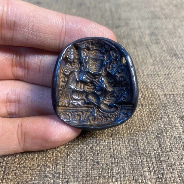 精工莲花生嚓嚓挂牌天铁挂件