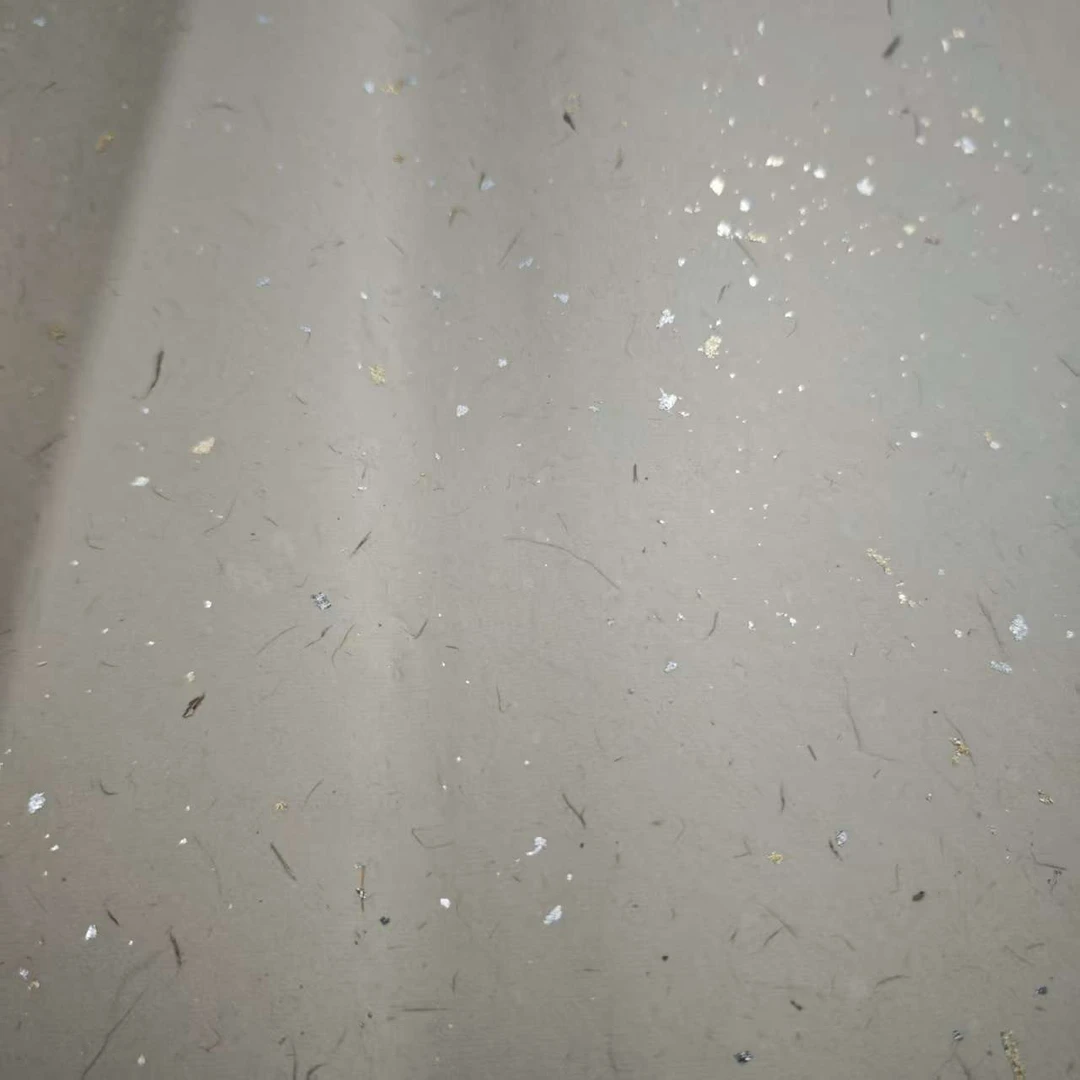 【直播间专享】纯手工皮纸本色云龙洒金银四尺整张25张