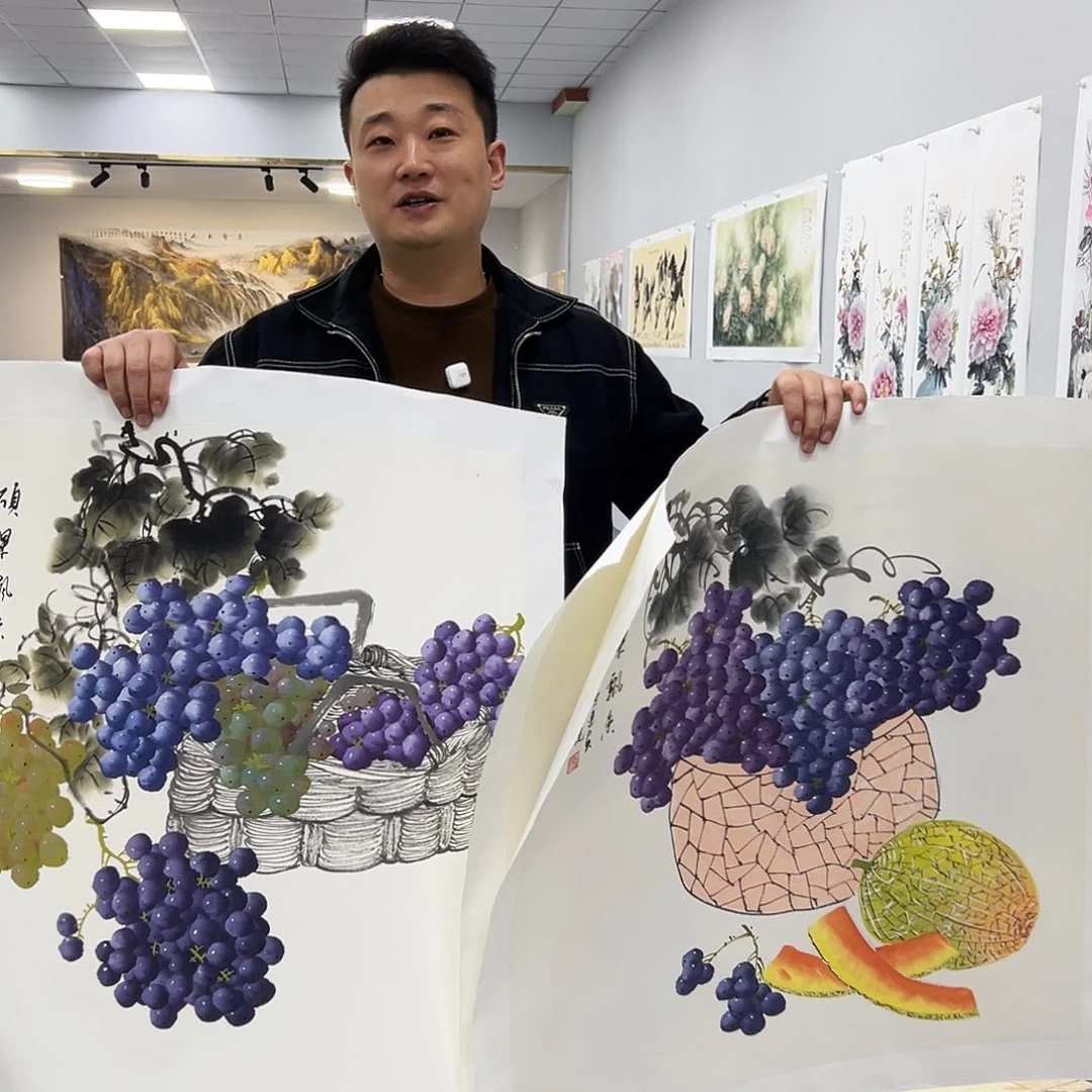 国画国画作品宣纸纯手绘