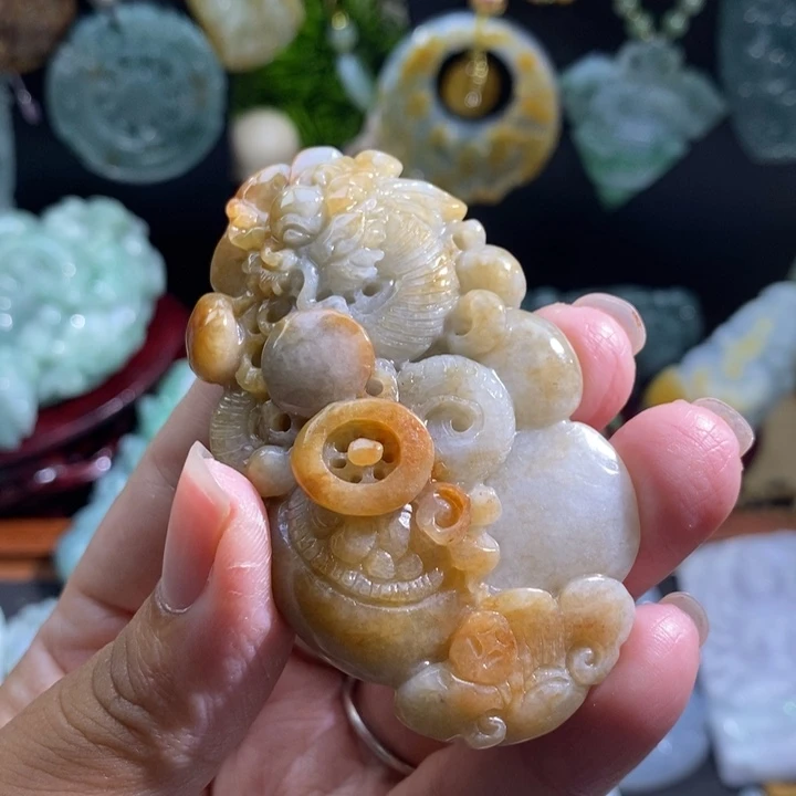 【闪购商品】颈饰未镶嵌翡翠龙牌