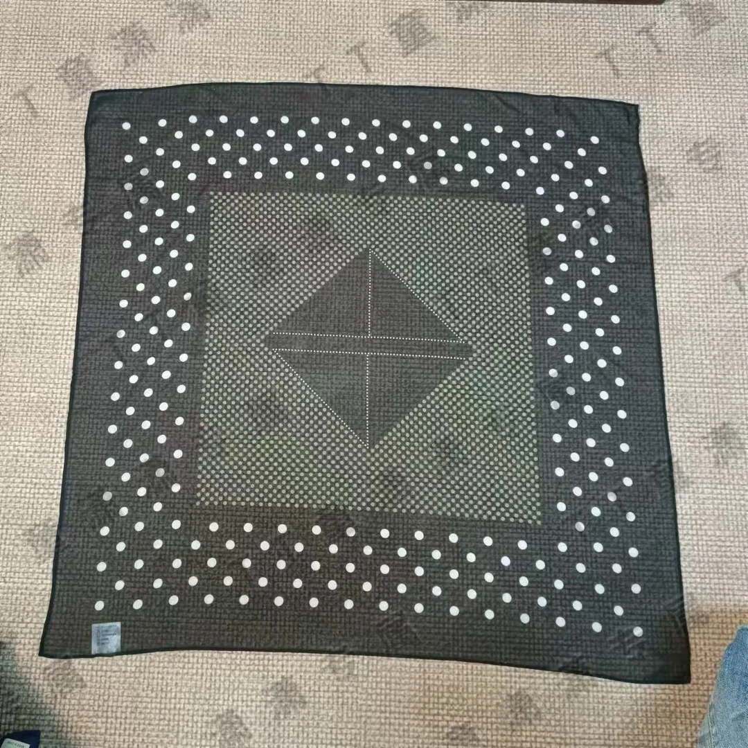 （波点艺术）乔其65*65左右方巾