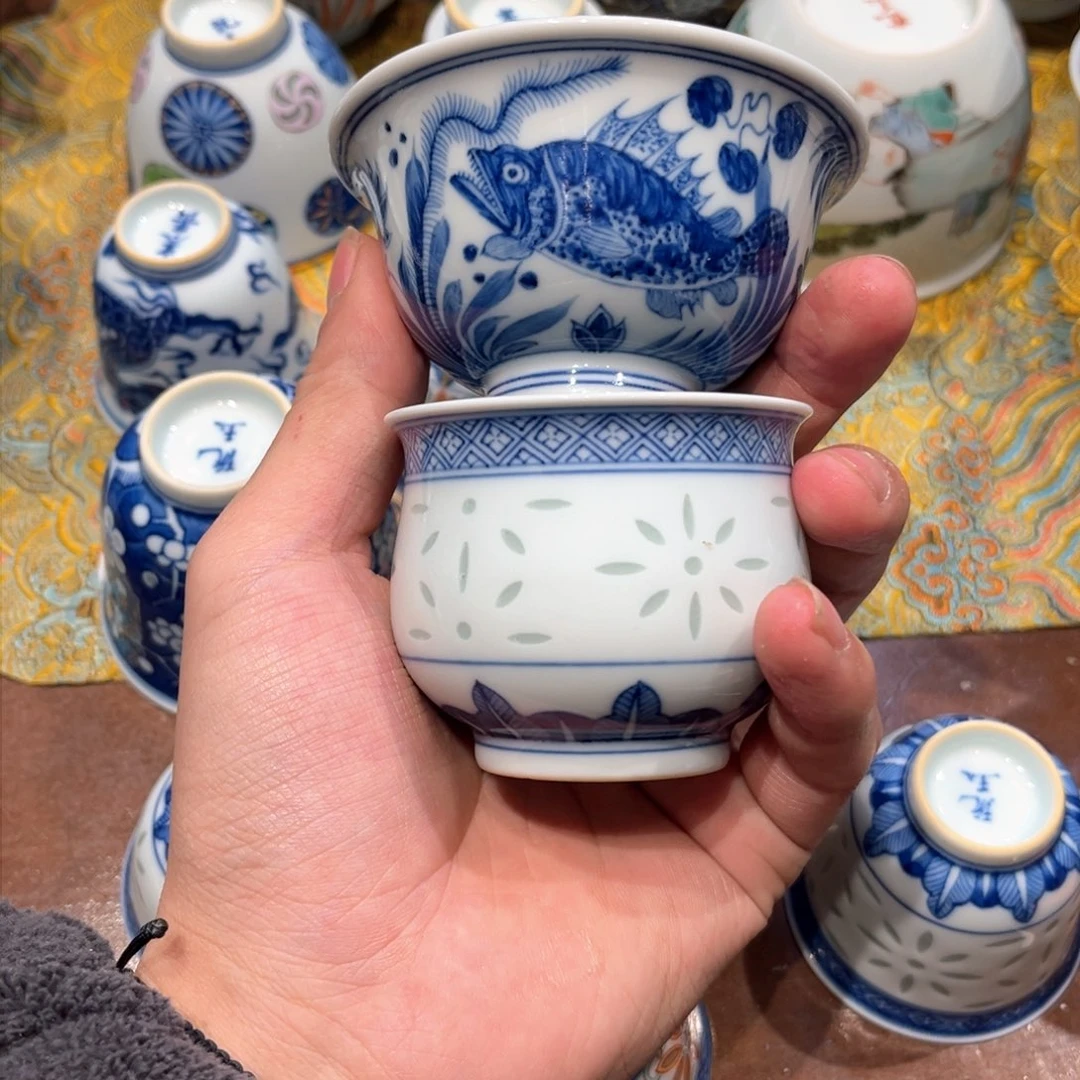 景德镇高温陶瓷杯子桂***孩