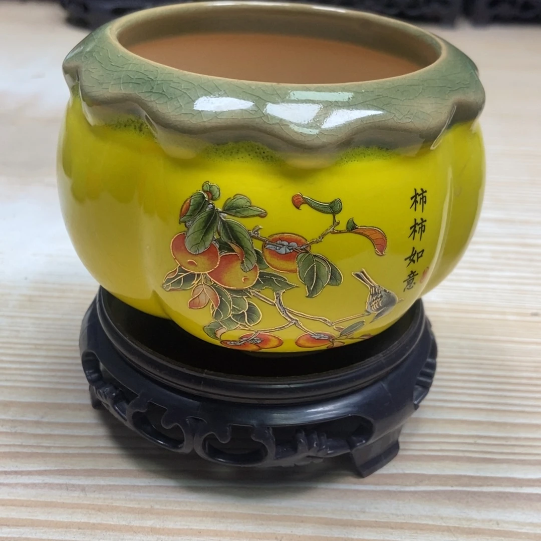 瓷片陶瓷花盆陶瓷艺术