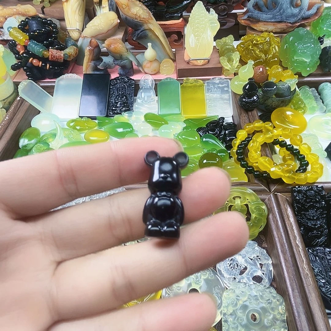 岫玉未镶嵌吊坠(不含链)