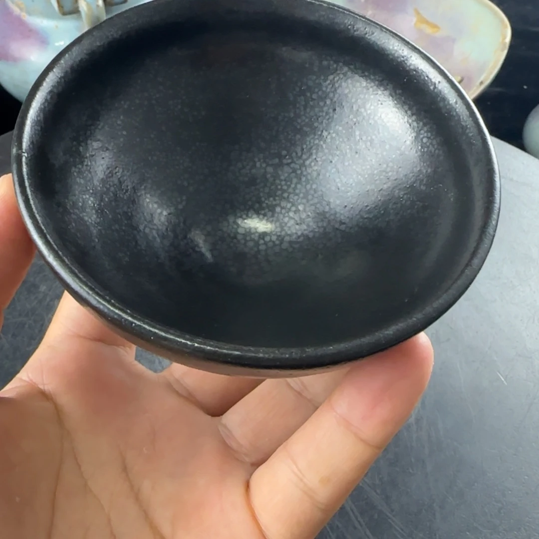 p***a瓷片黑釉滴盏全品无瑕疵