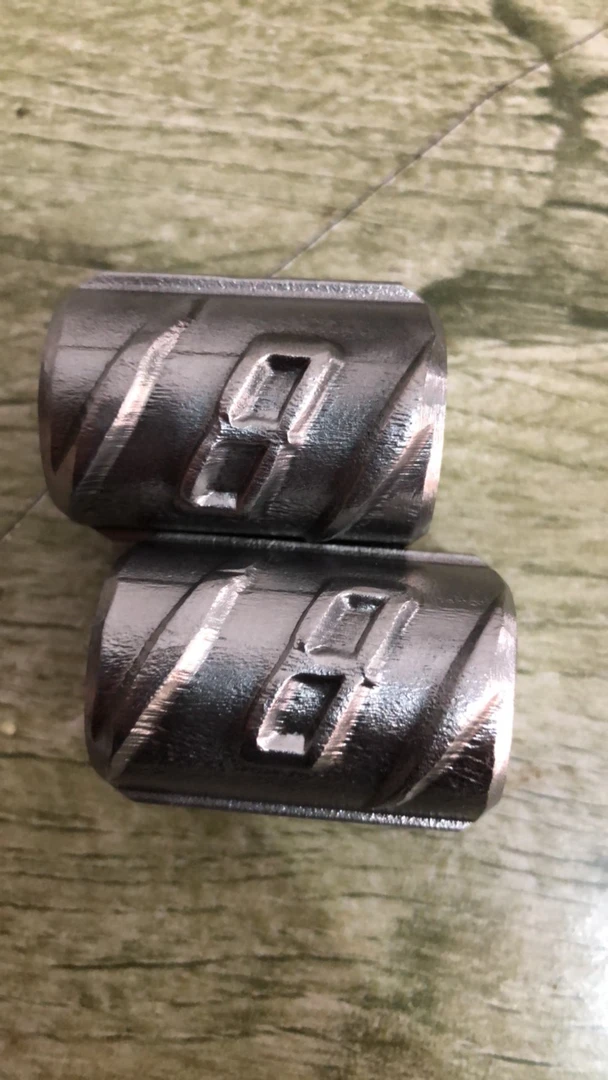 钢筋钢筋条螺纹钢25款带数字8，已抛刷