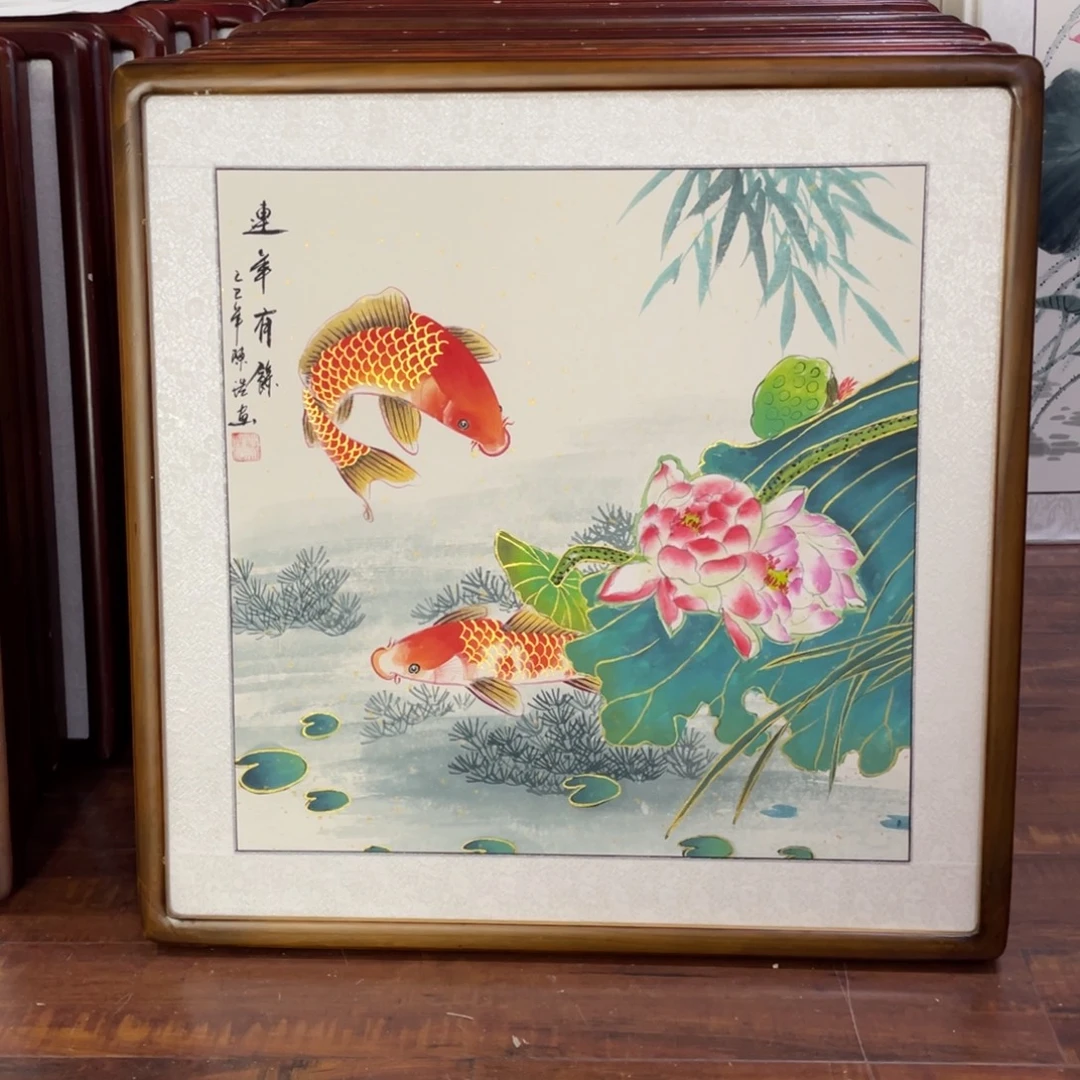 国画带框尺寸63*63厘米