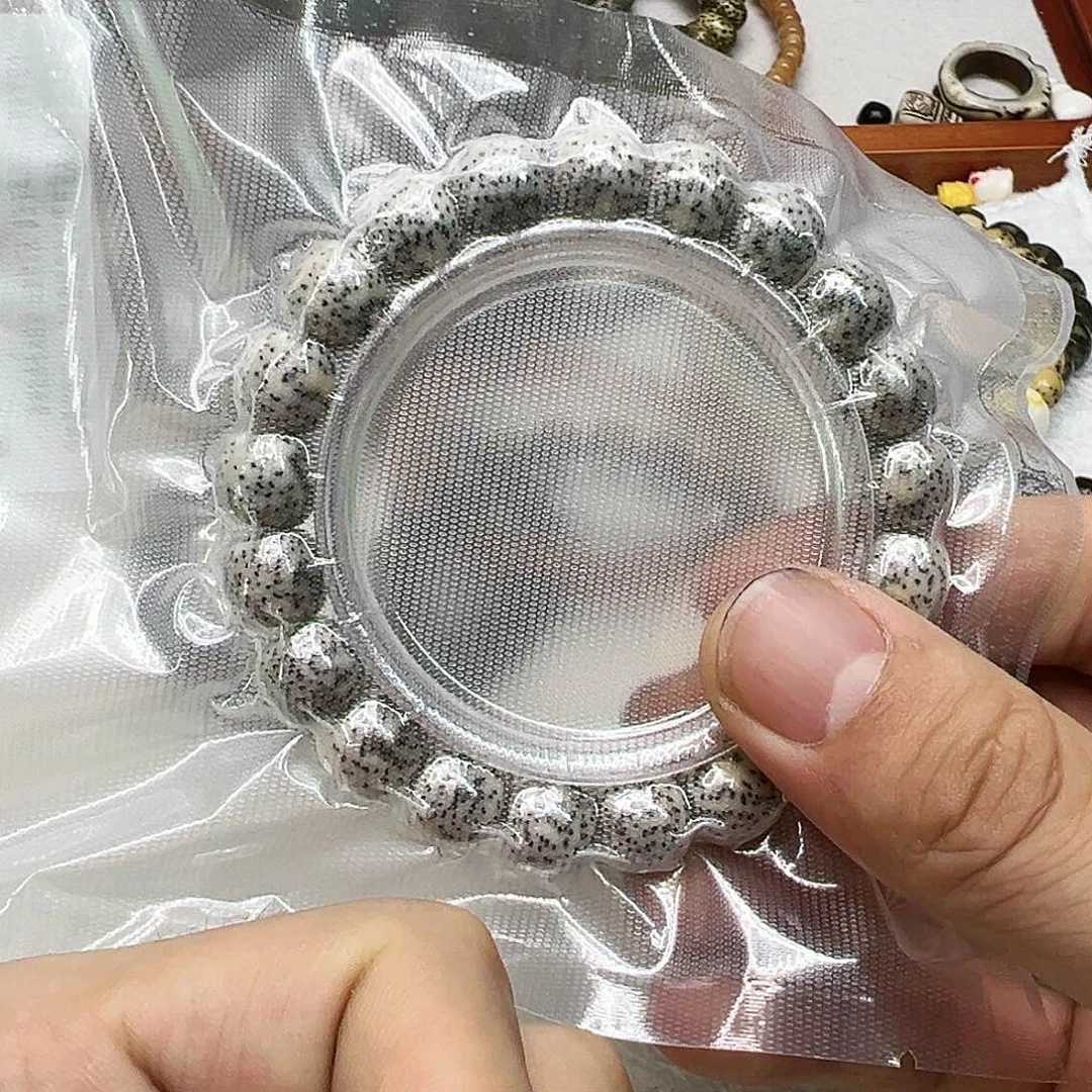 星月菩提手串30练手糯冰石玉星月菩提单圈11×10