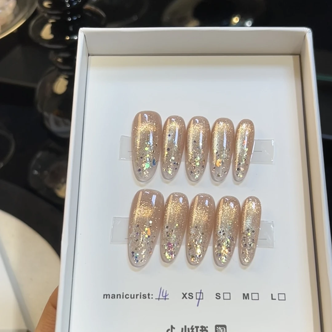 Meil Nail 纯手工穿戴甲可拆卸-ML6671