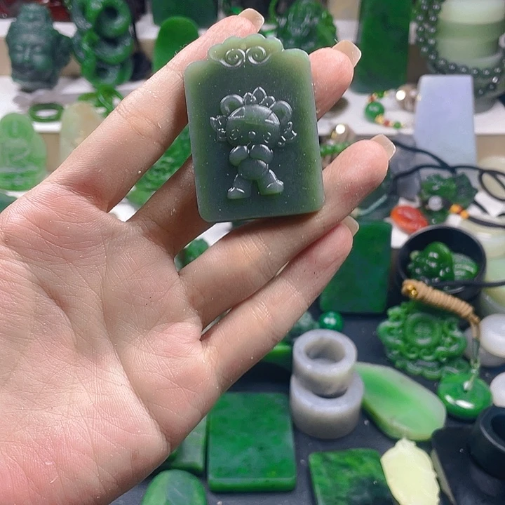 未镶嵌和田玉珠宝半成品
