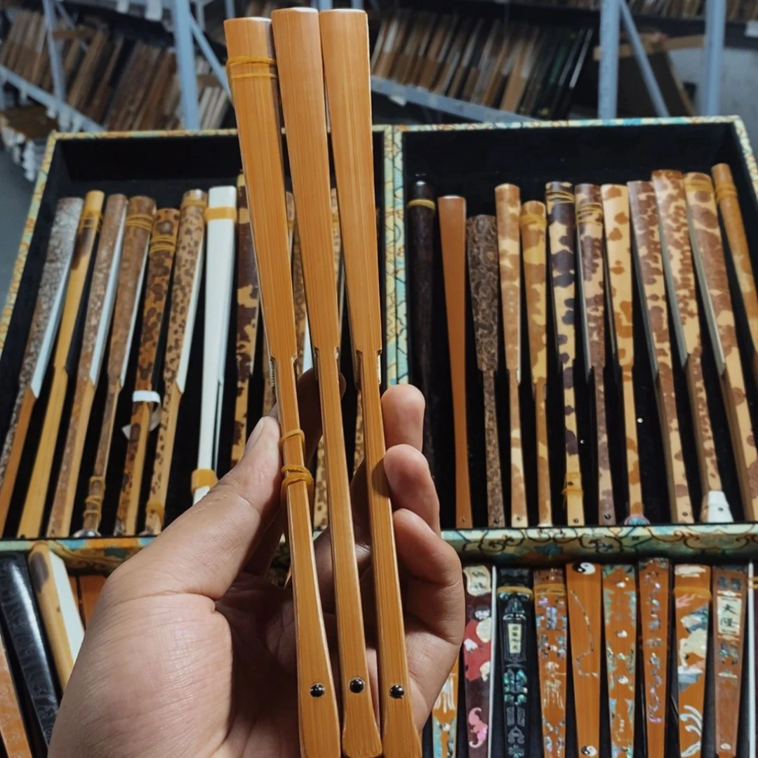 扇子丁磊半老合青