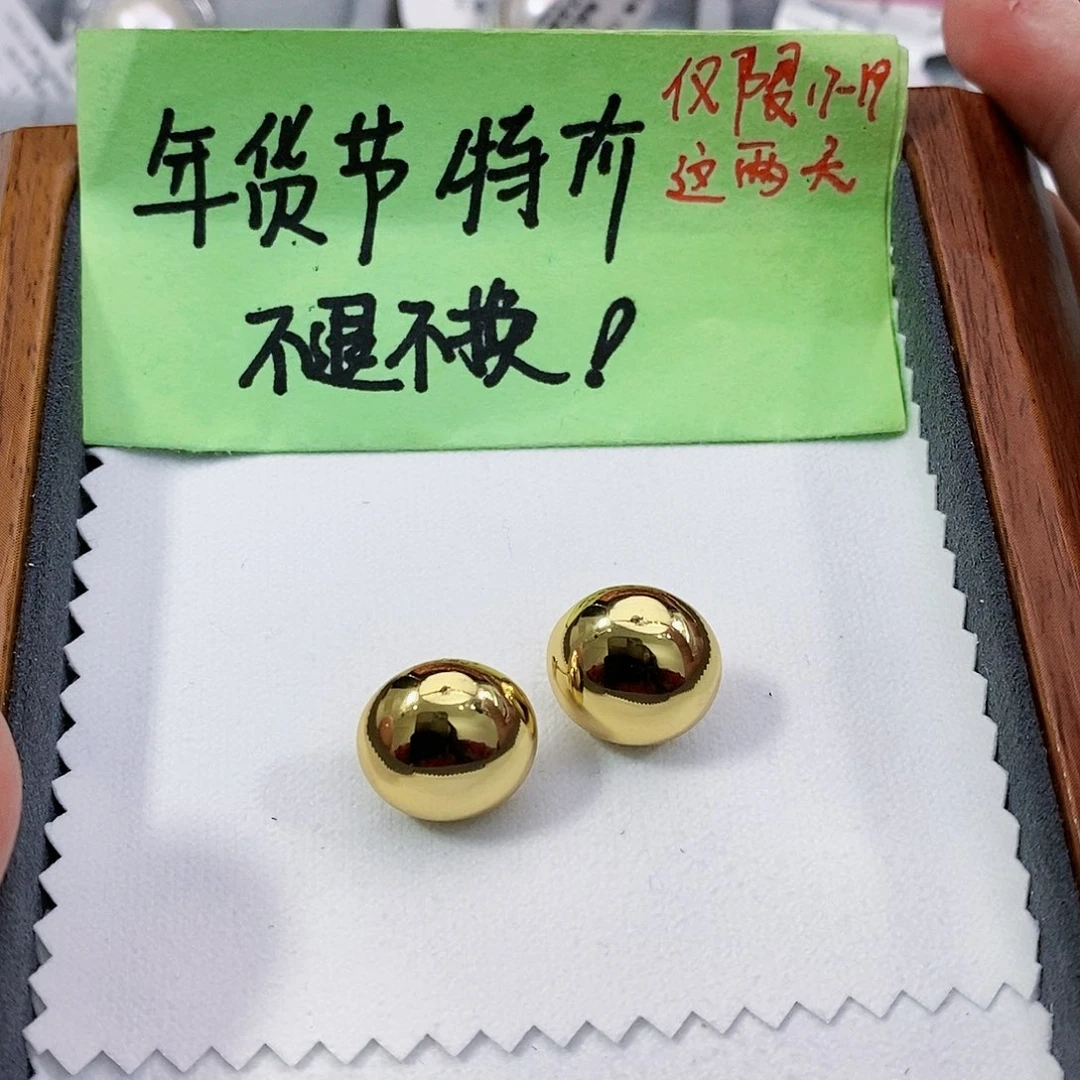 淡水珍珠银耳饰银S925镶嵌