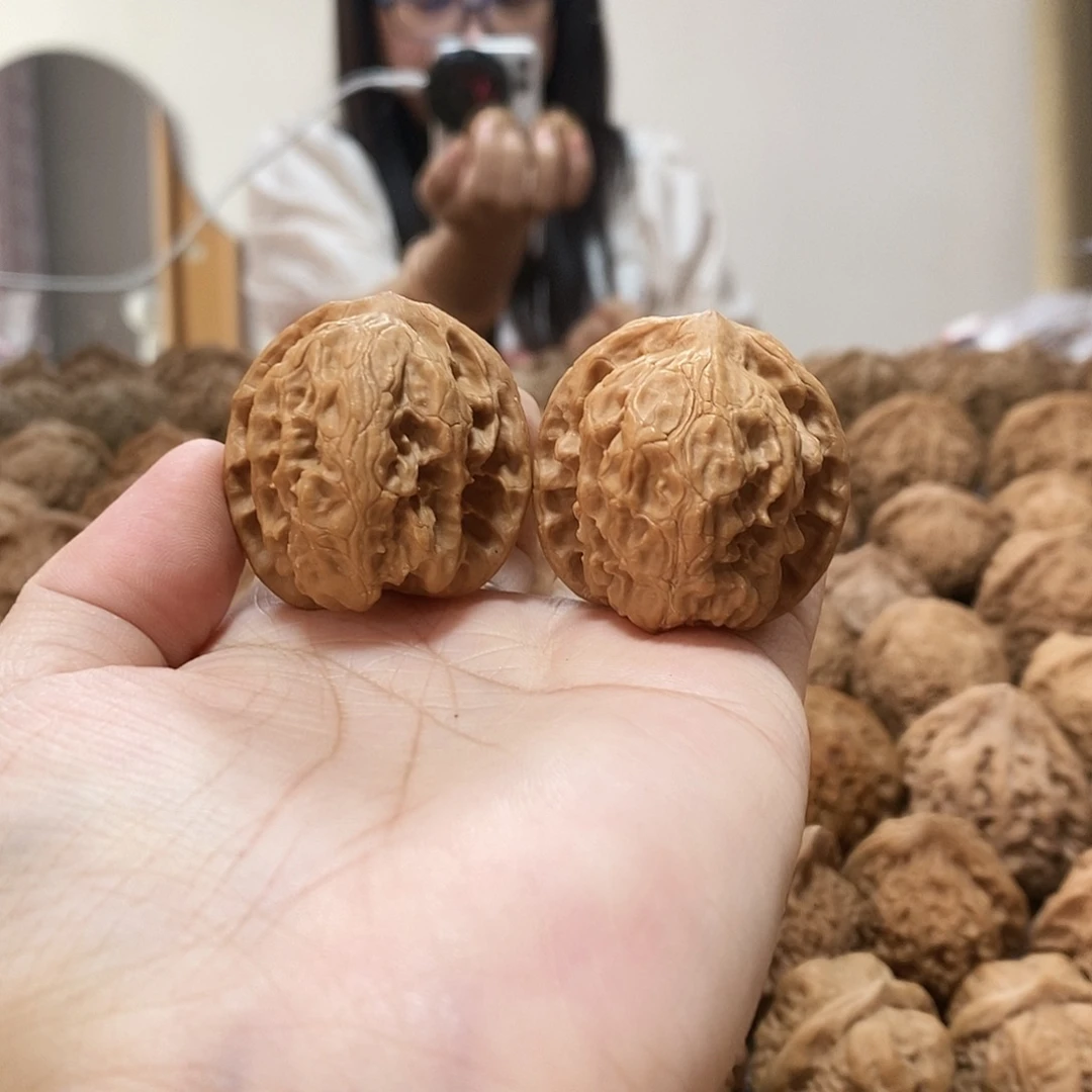 吊坠文玩核桃野狼35磕
