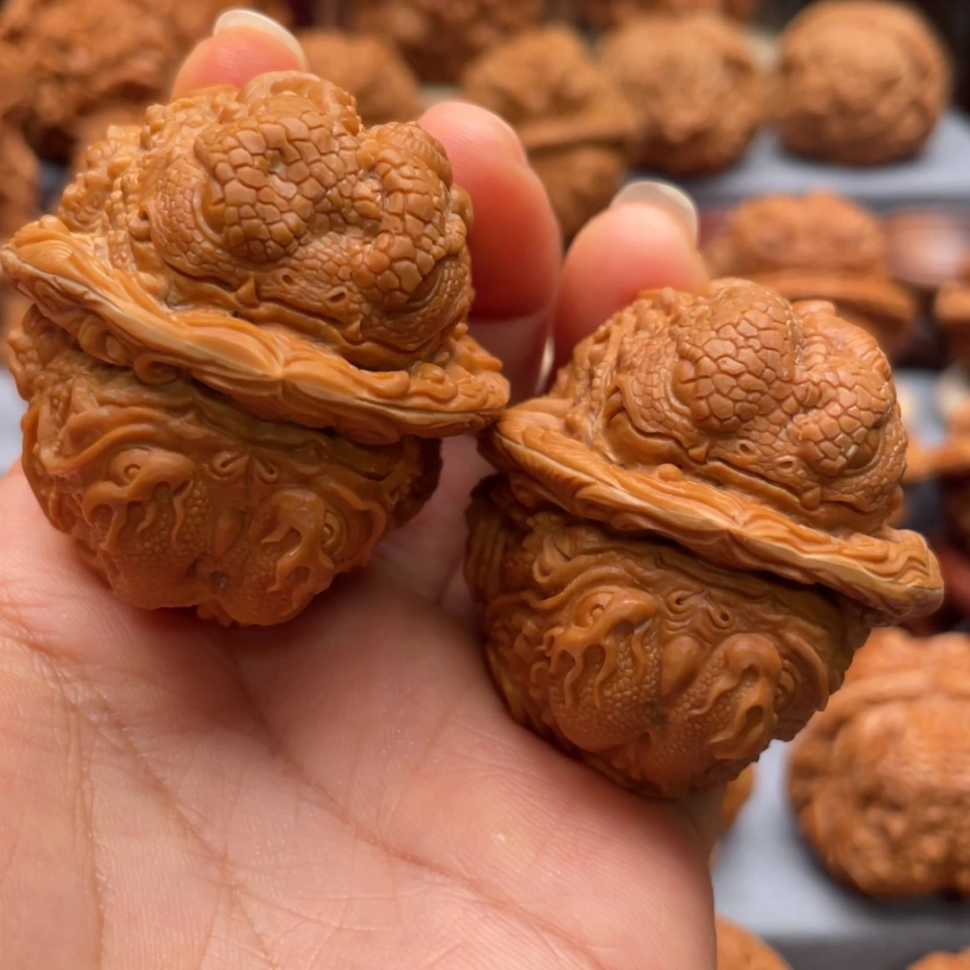 手串/手链核桃砍***刀龙蛇蛤蟆头核桃雕刻核桃