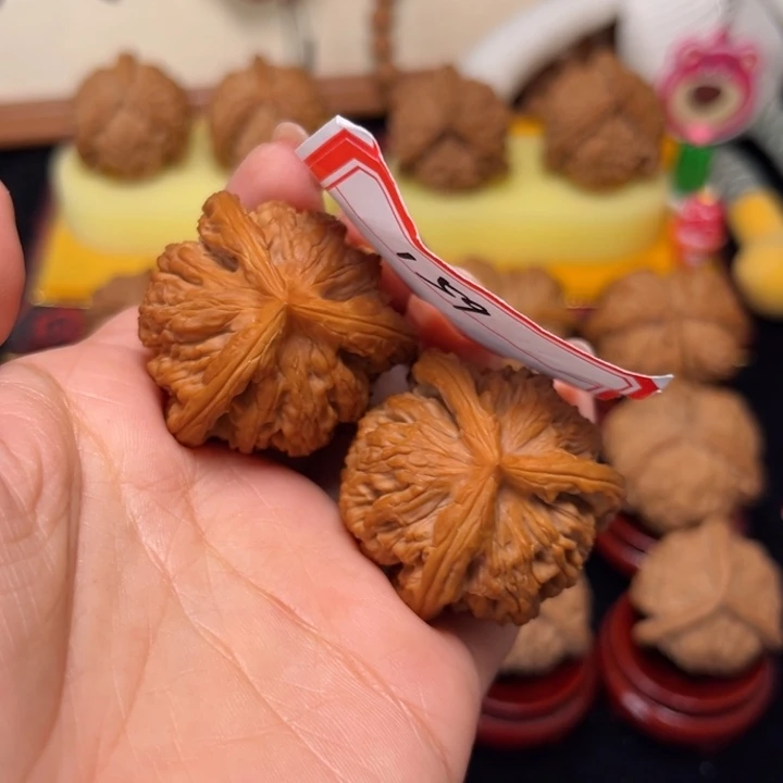 吊坠文玩核桃38粗筋虎头奔159