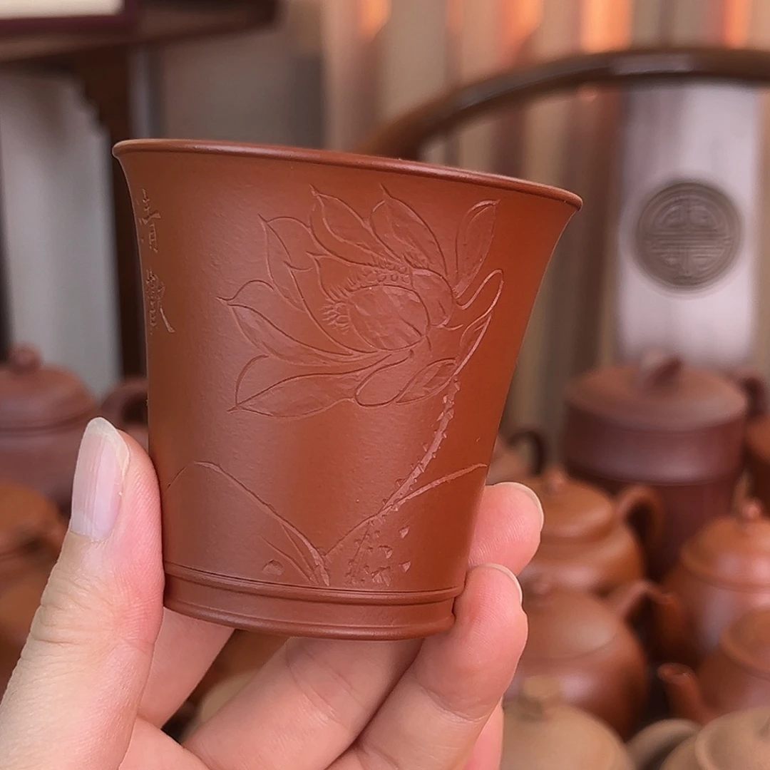 茶壶紫砂精品原矿 主人杯 大红袍 130cc