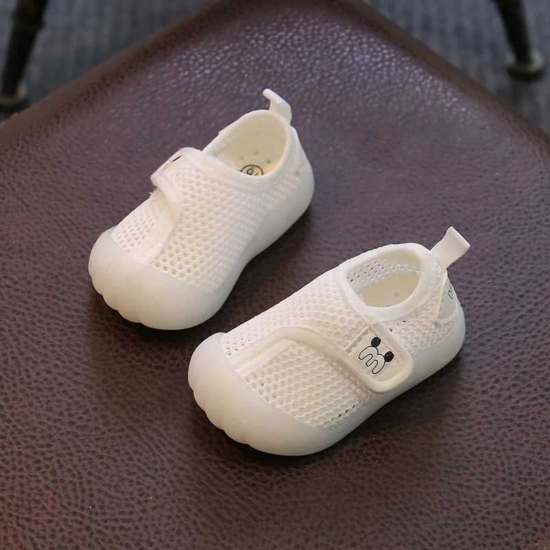 gb/好孩子幼儿飞织鞋男女小童学步鞋透气网面运动鞋软底幼童网鞋