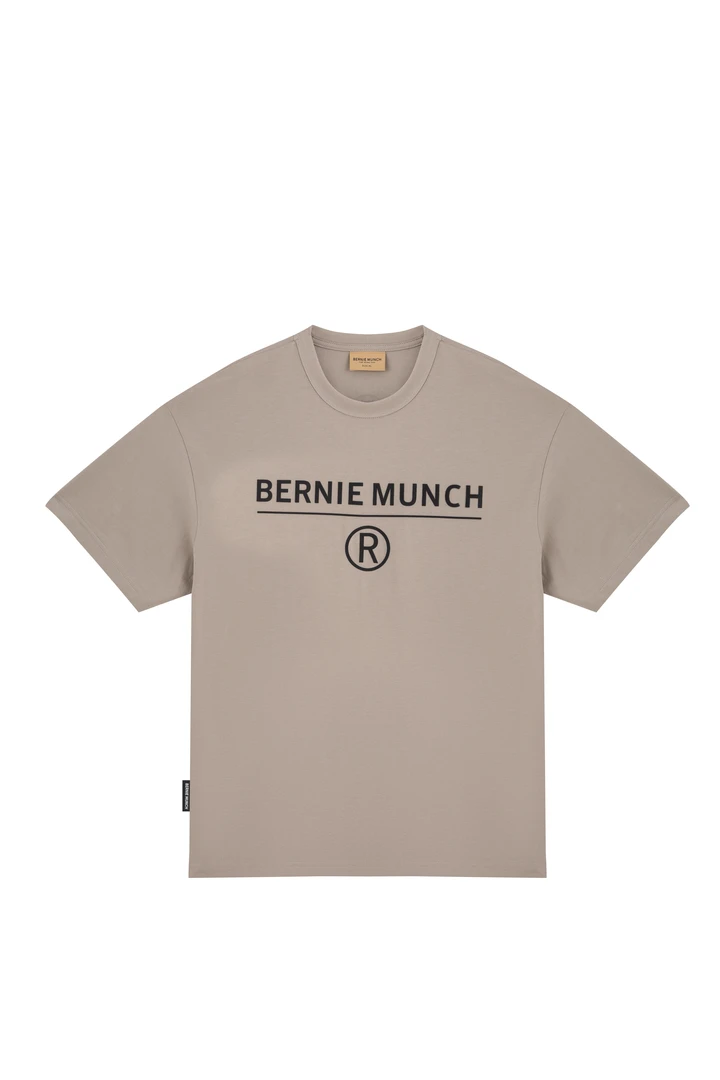 夏季美式潮牌260克精梳棉字母印花短袖T恤男女圆领宽松落肩T恤