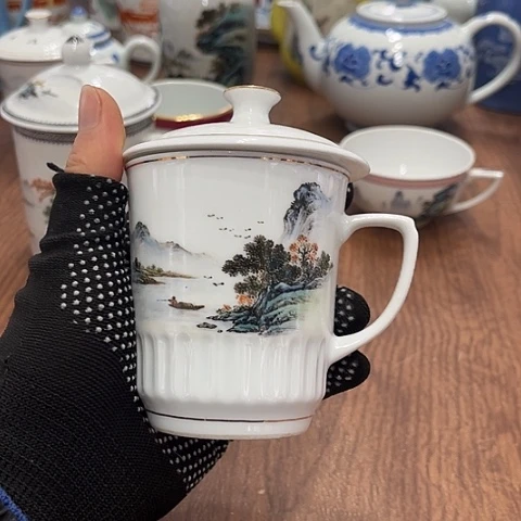 瓜***志茶盏景德镇茶杯茶杯茶杯