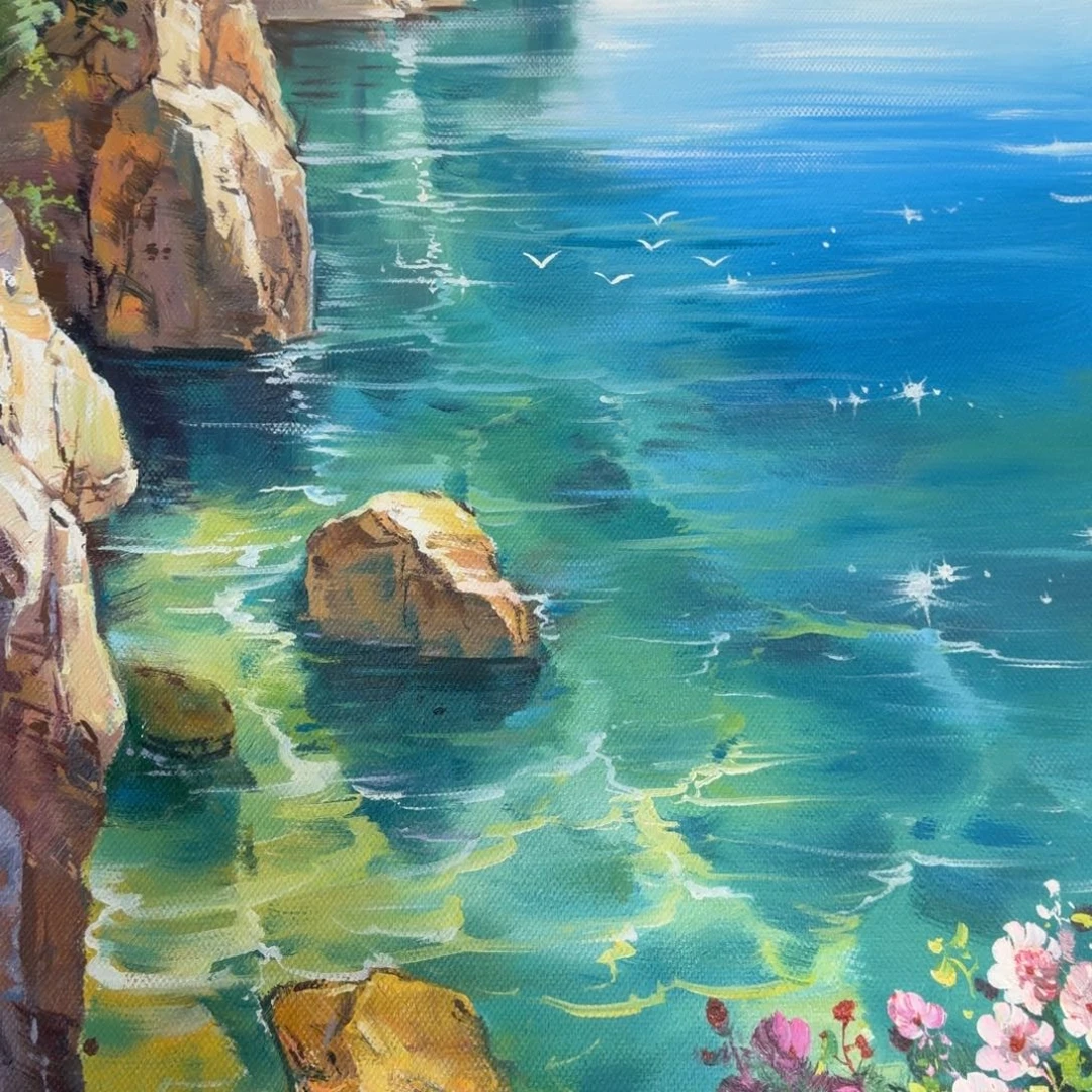 油画在干嘛了啊我在外面