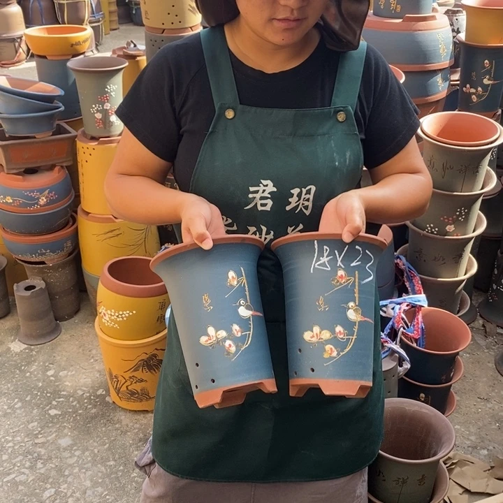 紫砂花盆紫砂花盆盆栽花卉苗木种植