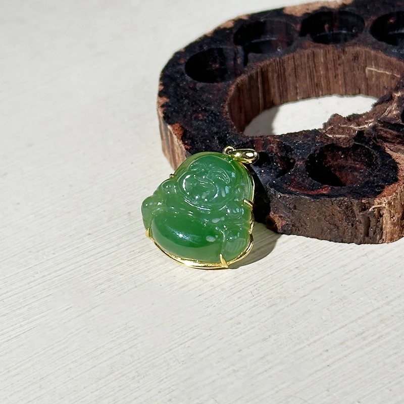 熙  【乌兰海苹果】佛公吊坠 1818 约17*6*17mm