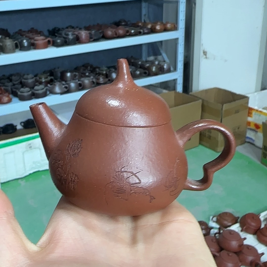 茶壶紫砂民间手艺人全手工制作