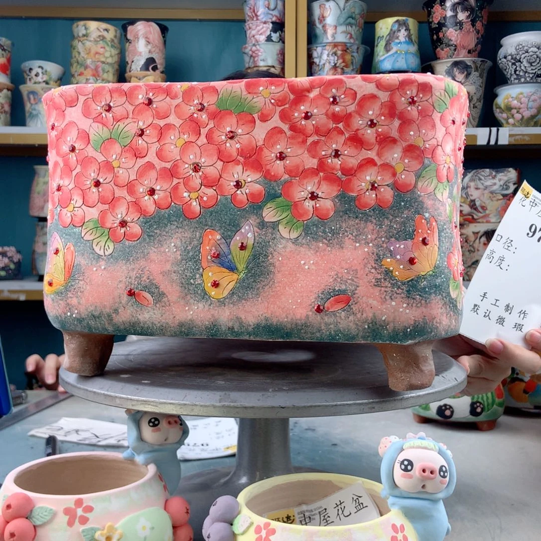 罐逆*林景德镇手工瑕疵978